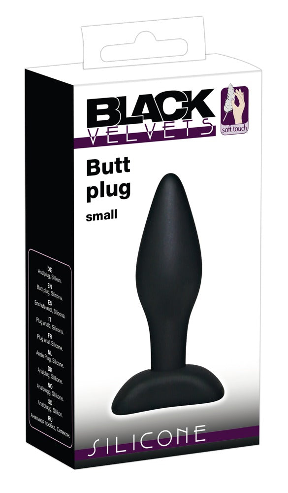 Butt plug Small - Black Velvets