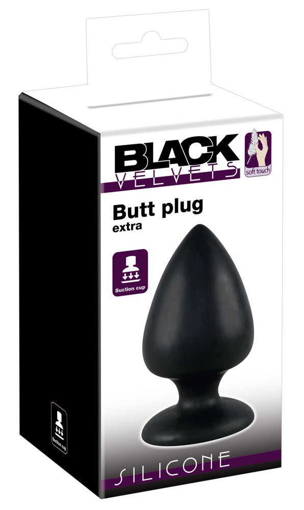 Butt plug Extra Large - Black Velvets