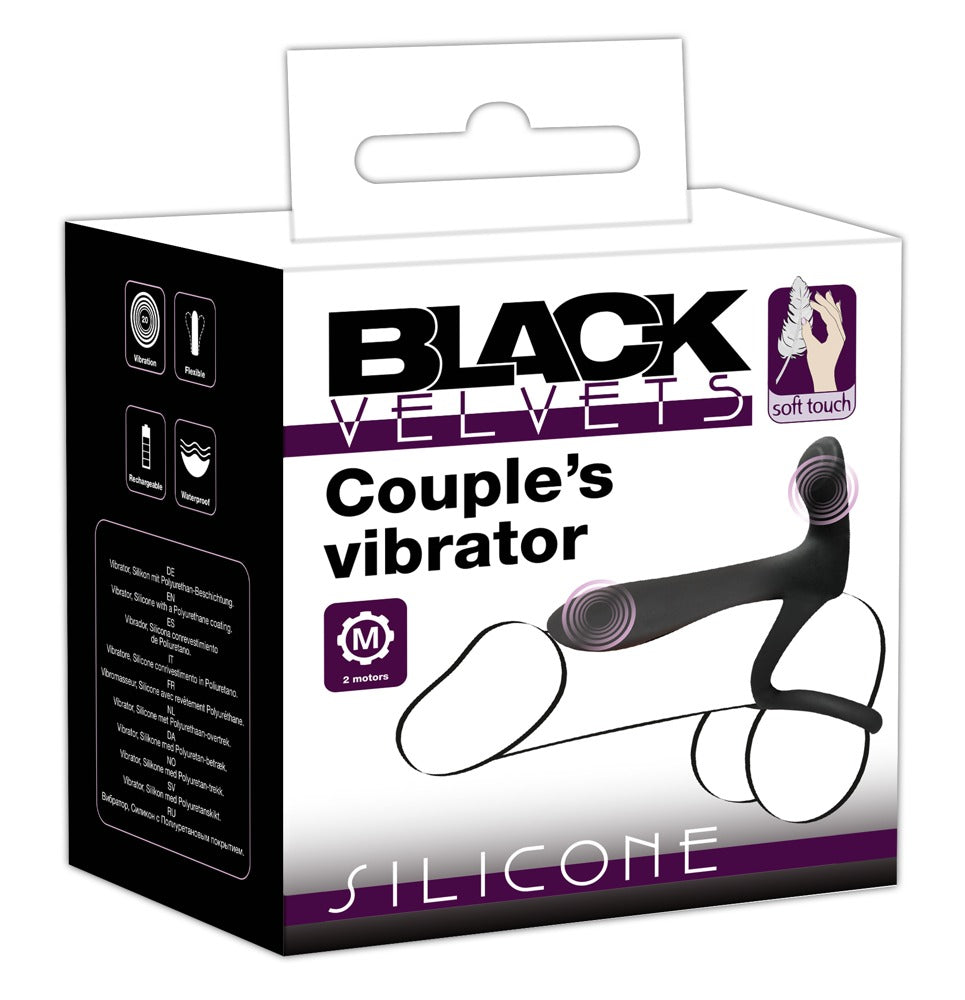 Black Velvets Vibrator voor Koppels - Zwart