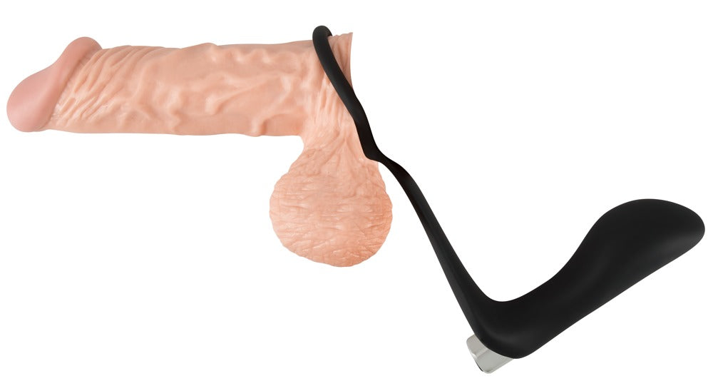 Black Velvets Vibrerende Buttplug & Cockring - Zwart