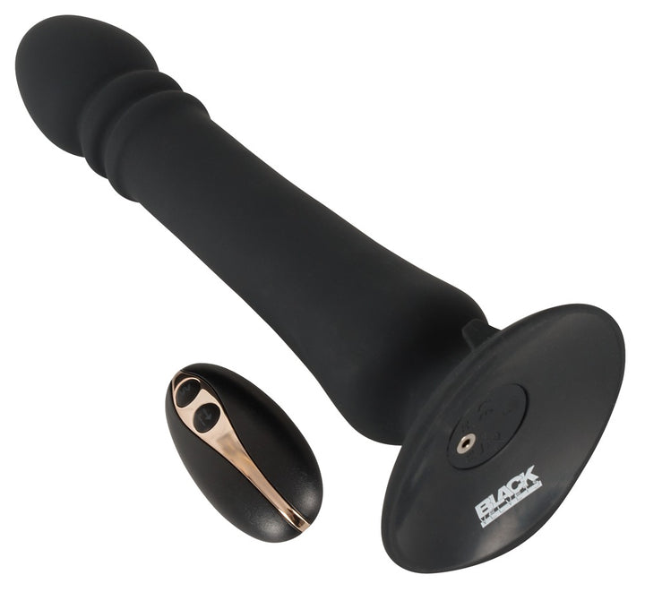 Black Velvets Anal Thruster Vibrator- Zwart