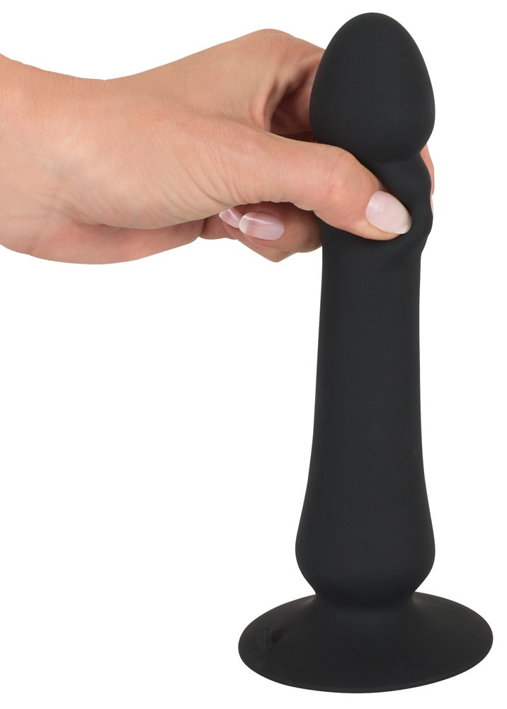 Black Velvets Anal Thruster Vibrator- Zwart