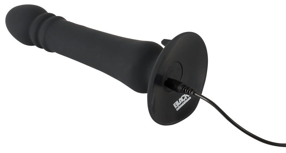 Black Velvets Anal Thruster Vibrator- Zwart