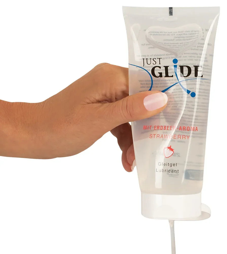 Just Glide Strawberry 200 ml | Just Glide - SIN&LACE | SIN&LACE