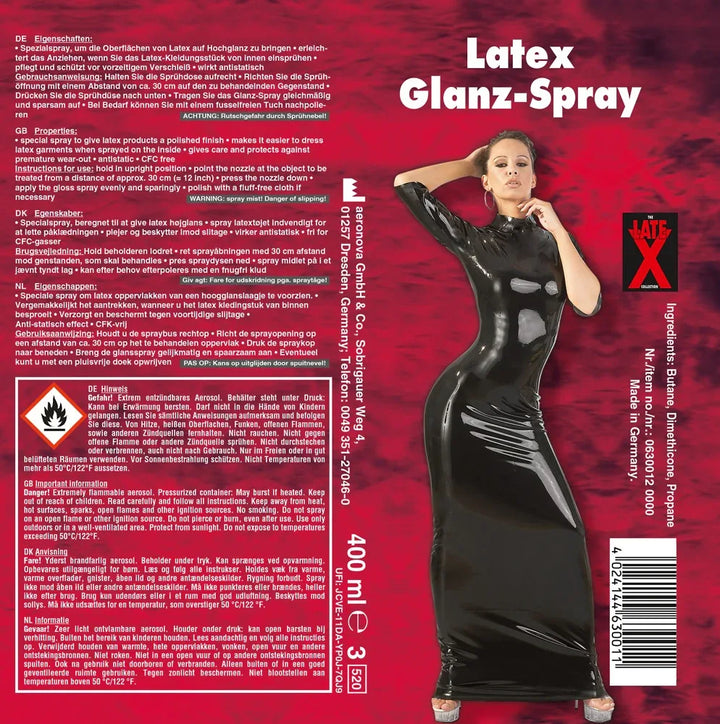 Latex Gloss Spray 400 | Late X - SIN&LACE | SIN&LACE