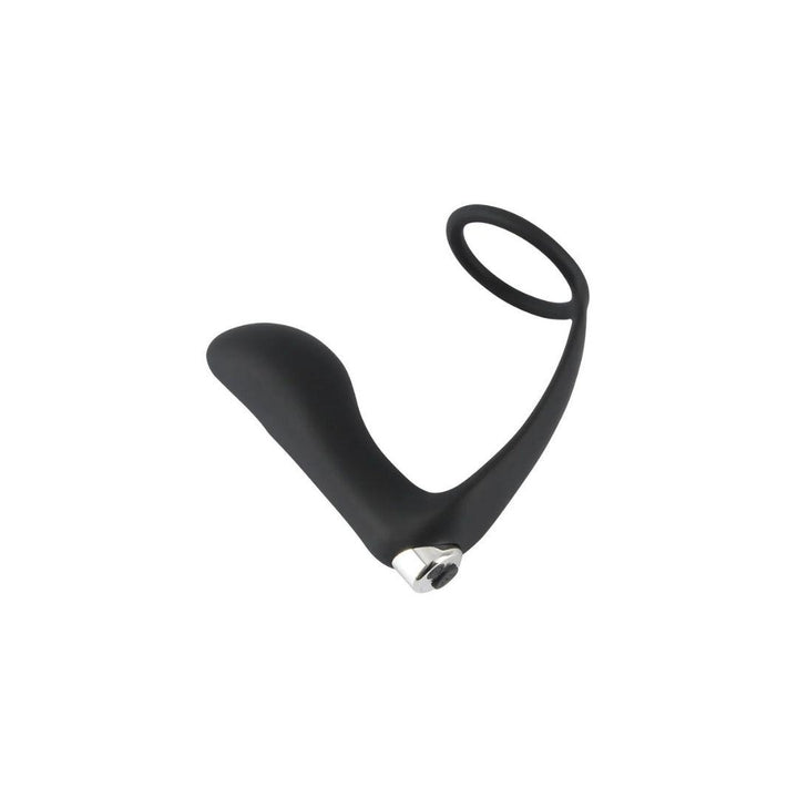 Black Velvets Vibrerende Buttplug & Cockring - Zwart