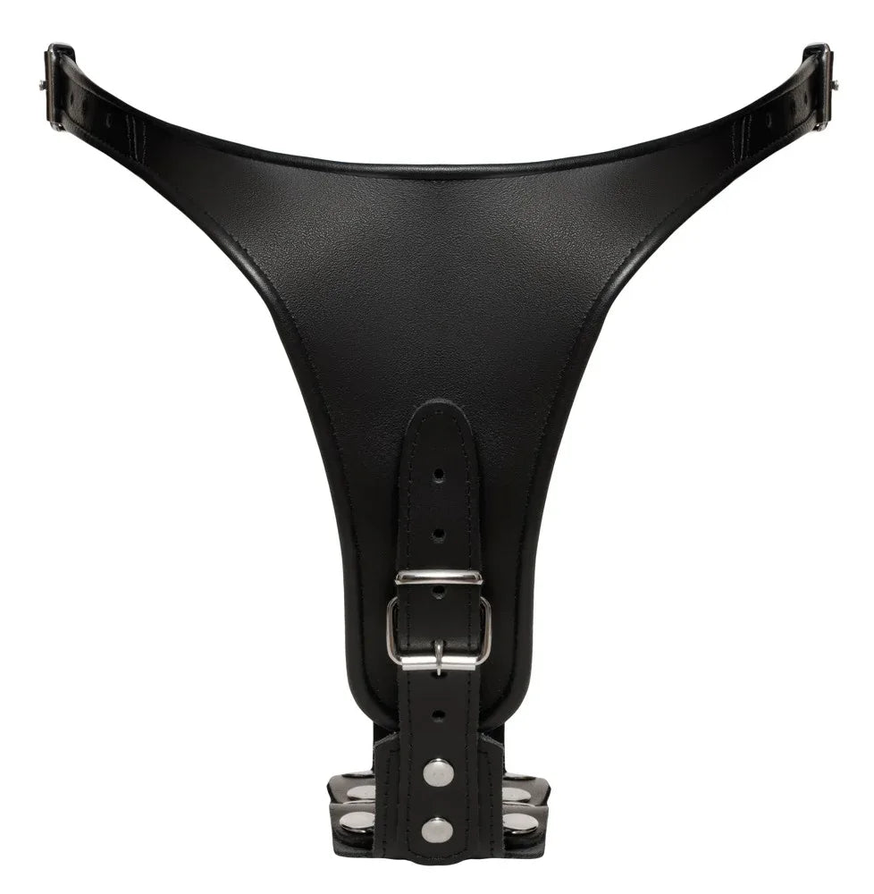 ZADO - Leather Briefs with 2 Dildos | ZADO - SIN&LACE | SIN&LACE