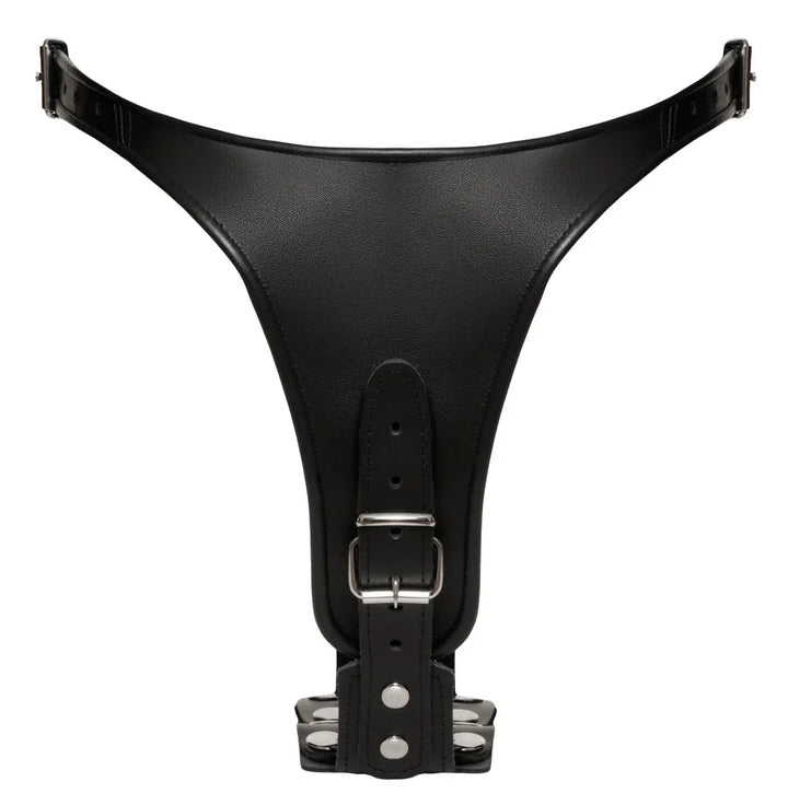 ZADO - Leather Briefs with 2 Dildos | ZADO - SIN&LACE | SIN&LACE