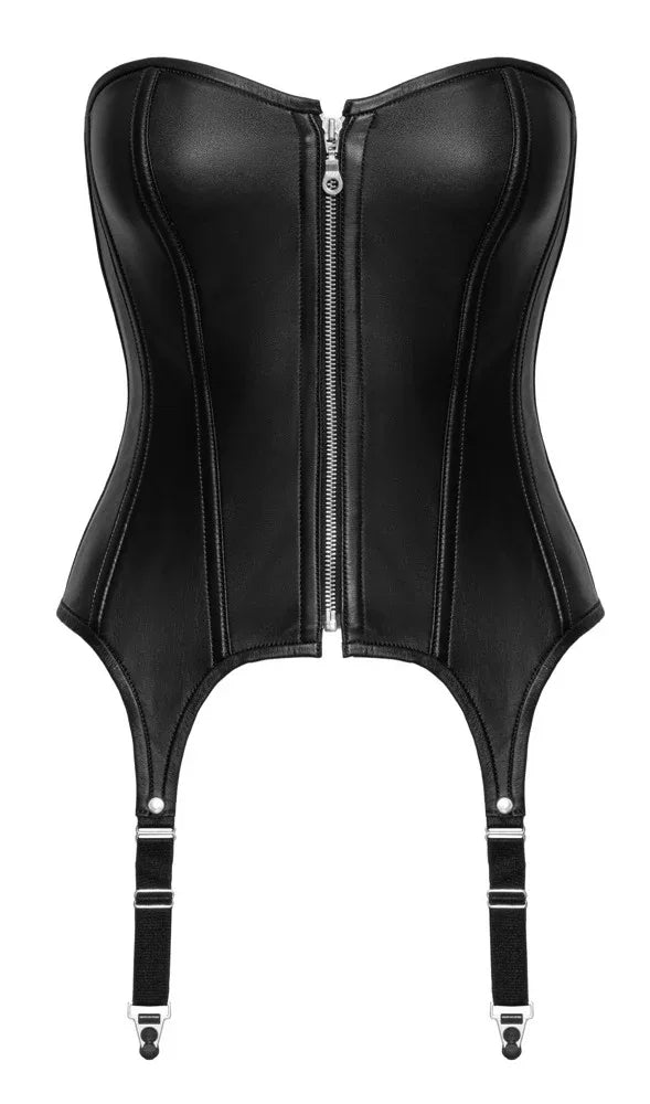 ZADO - Leather Suspender Corset | ZADO - SIN&LACE | SIN&LACE