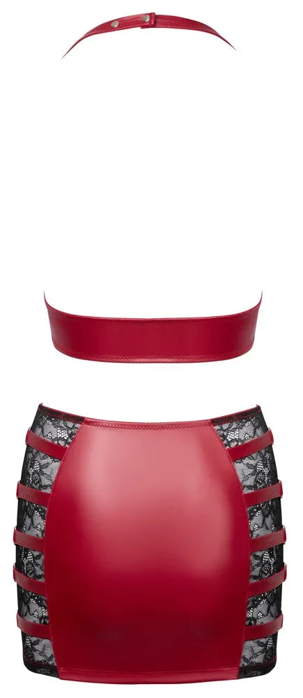 Cottelli Party - Sexy Red Top and Skirt Set | Cottelli PARTY - SIN&LACE | SIN&LACE