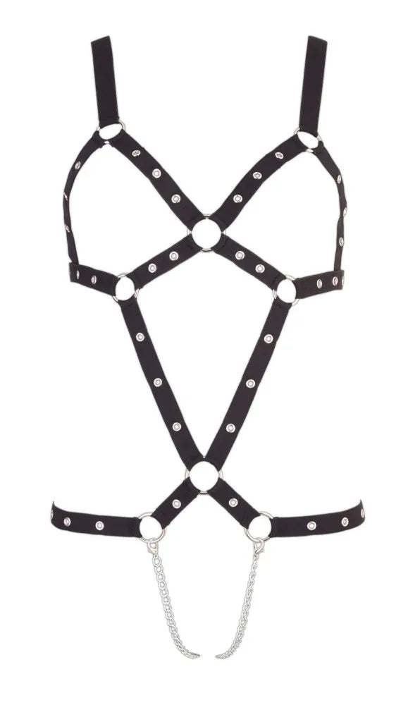 Bad Kitty - Black Strap Body Harness | Bad Kitty - SIN&LACE | SIN&LACE
