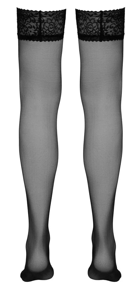 Cottelli Legwear - Classic Black Stockings | Cottelli LEGWEAR - SIN&LACE | SIN&LACE