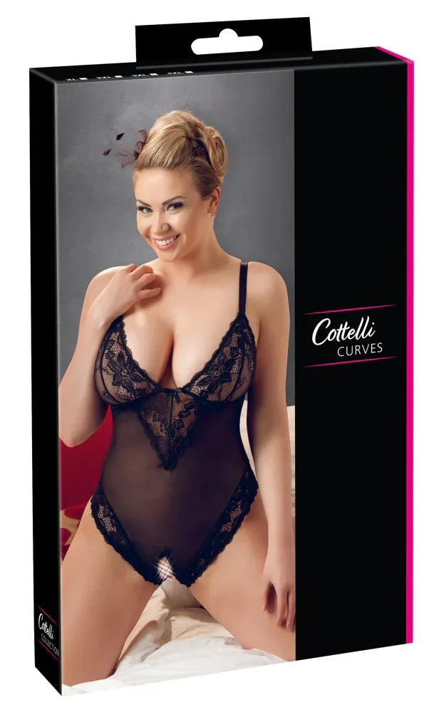 Cottelli - Luxurious Crotchless Body | Cottelli CURVES - SIN&LACE | SIN&LACE