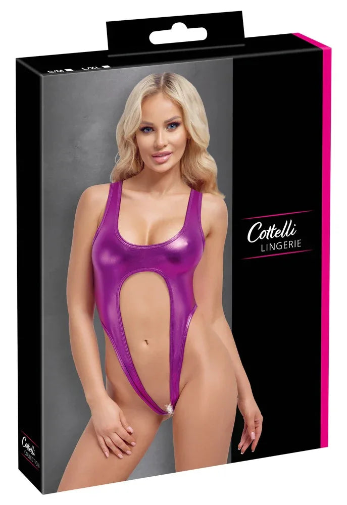 Cottelli LINGERIE - Hot Metallic Pink Body | Cottelli LINGERIE - SIN&LACE | SIN&LACE