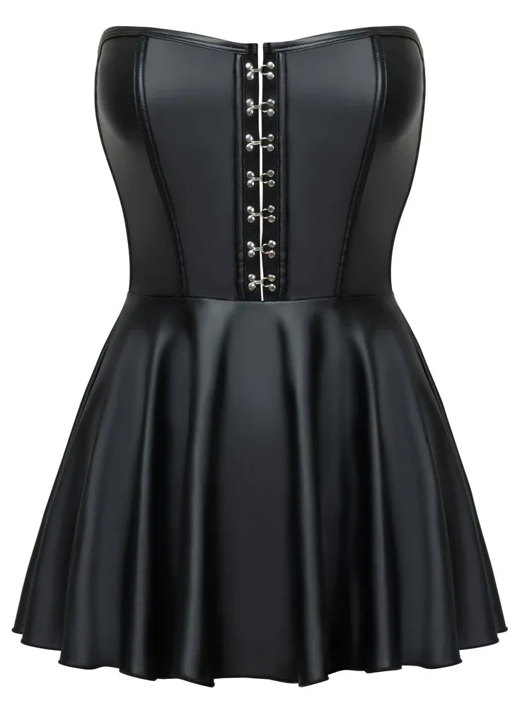 Cottelli Party - Black Matte Tube Dress | Cottelli PARTY - SIN&LACE | SIN&LACE