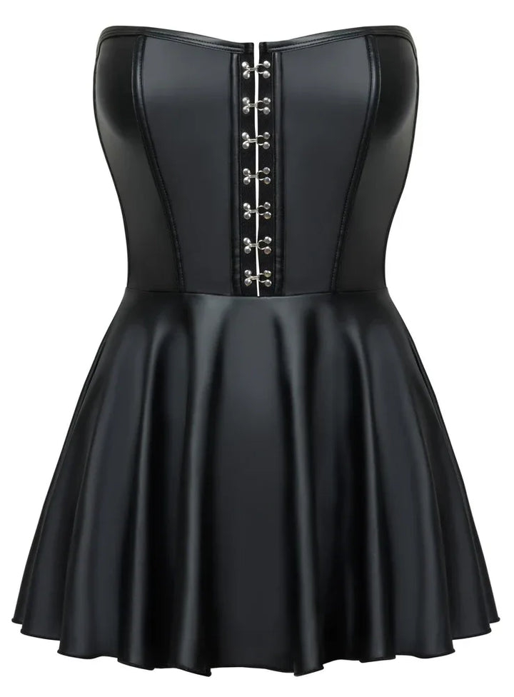 Cottelli Party - Black Matte Tube Dress | Cottelli PARTY - SIN&LACE | SIN&LACE