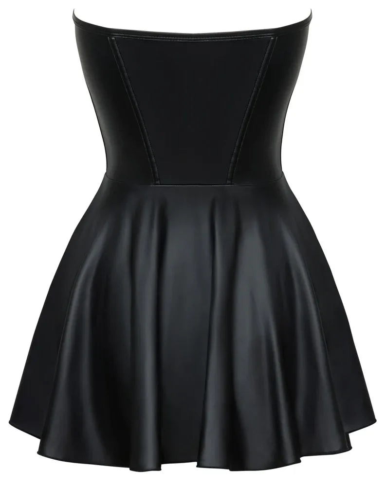 Cottelli Party - Black Matte Tube Dress | Cottelli PARTY - SIN&LACE | SIN&LACE