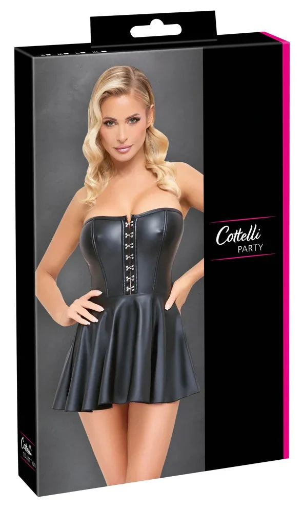 Cottelli Party - Black Matte Tube Dress | Cottelli PARTY - SIN&LACE | SIN&LACE