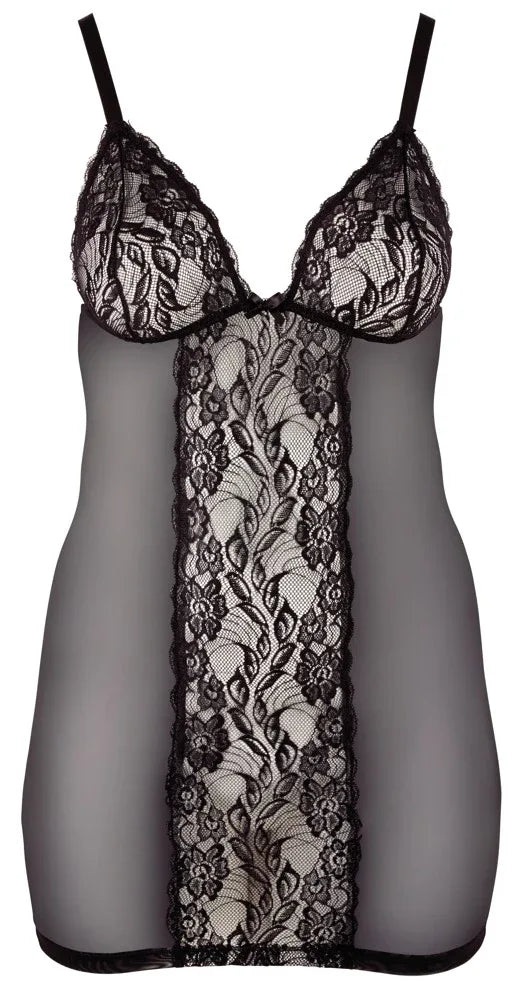 Cottelli - Black Lace Dress | Cottelli CURVES - SIN&LACE | SIN&LACE