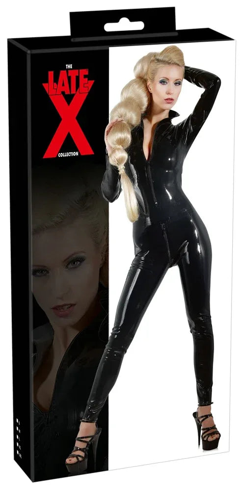 LATE X - Black Latex Catsuit | Late X - SIN&LACE | SIN&LACE