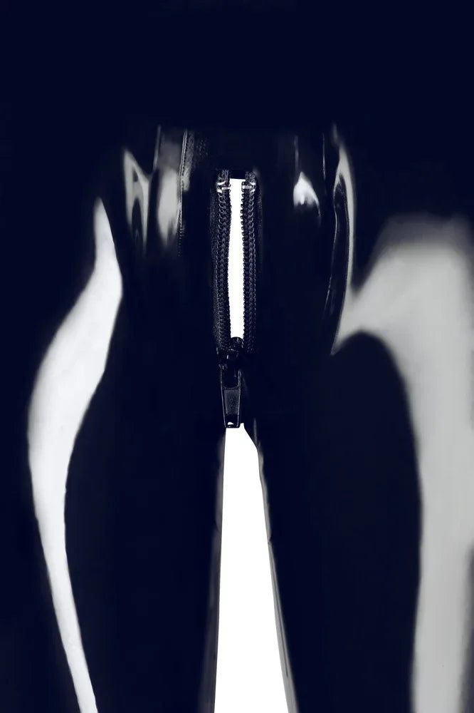 LATE X - Black Latex Legging | Late X - SIN&LACE | SIN&LACE