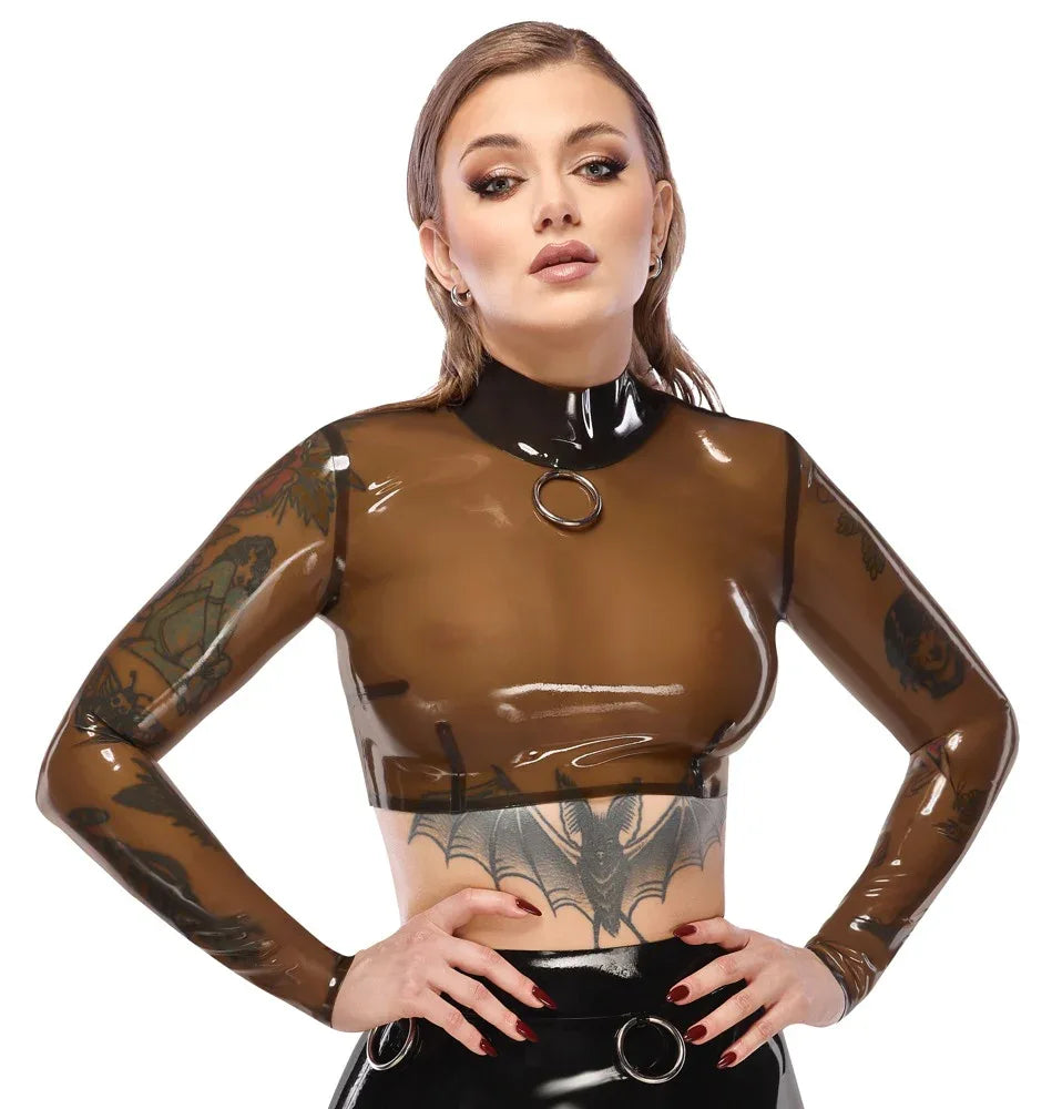 LATE X - Transparant Latex Shirt | Late X - SIN&LACE | SIN&LACE