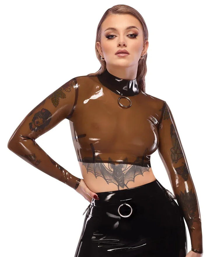 LATE X - Transparant Latex Shirt | Late X - SIN&LACE | SIN&LACE