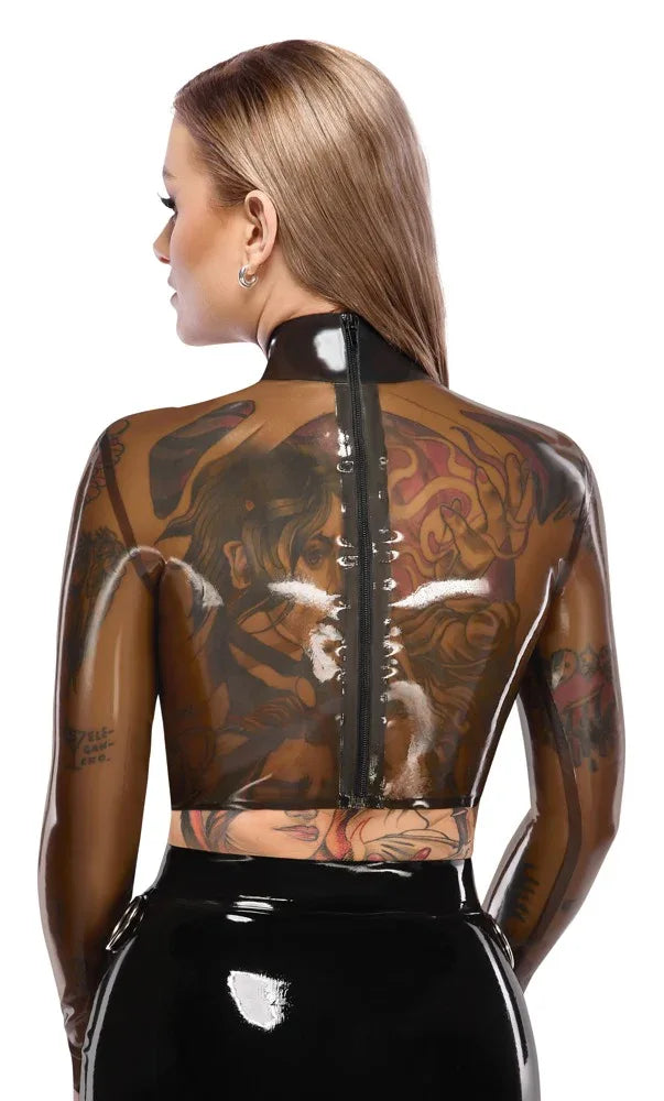 LATE X - Transparant Latex Shirt | Late X - SIN&LACE | SIN&LACE