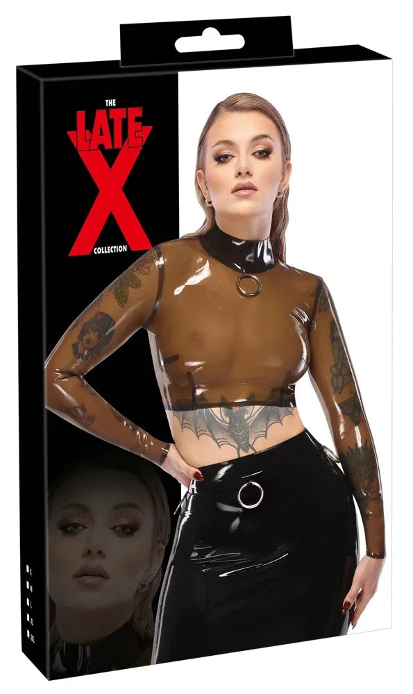 LATE X - Transparant Latex Shirt | Late X - SIN&LACE | SIN&LACE