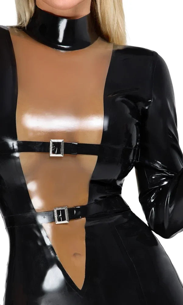 LATE X - Long Sleeve Latex Dress | Late X - SIN&LACE | SIN&LACE