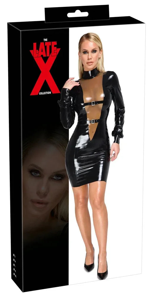 LATE X - Long Sleeve Latex Dress | Late X - SIN&LACE | SIN&LACE