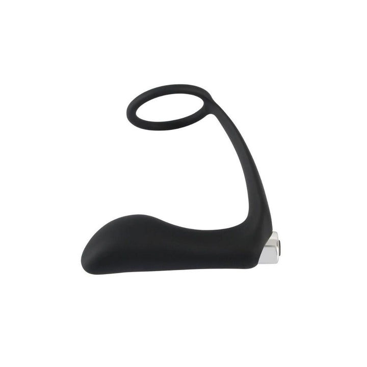 Black Velvets Vibrerende Buttplug & Cockring - Zwart