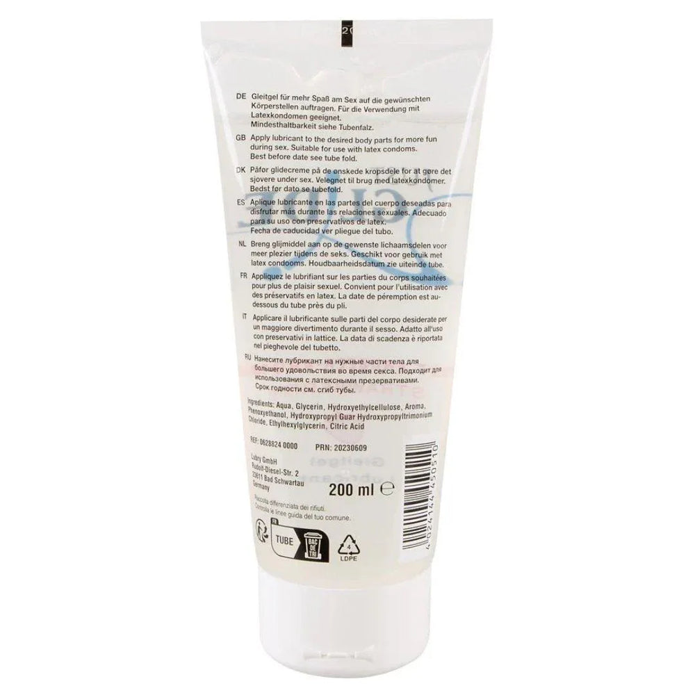 Just Glide Strawberry 200 ml | Just Glide - SIN&LACE | SIN&LACE