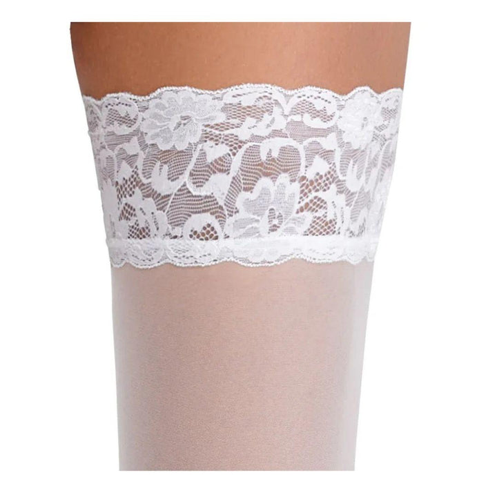 Witte hold-up kousen kant Cottelli Legwear - Cottelli