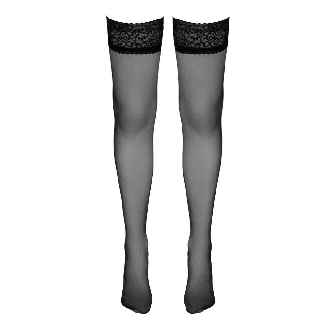 Zwarte klassieke hold-up kousen Cottelli Legwear - Cottelli