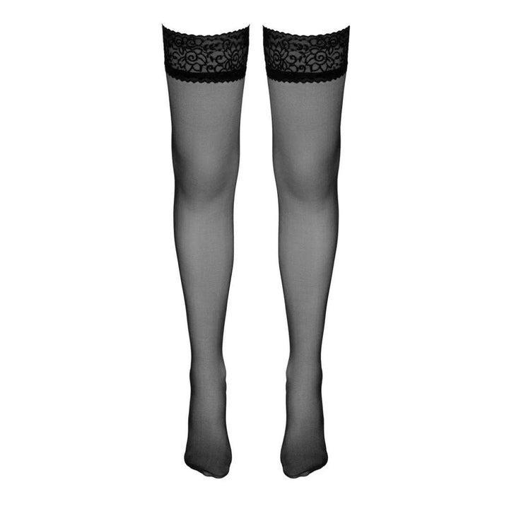 Zwarte klassieke hold-up kousen Cottelli Legwear - Cottelli
