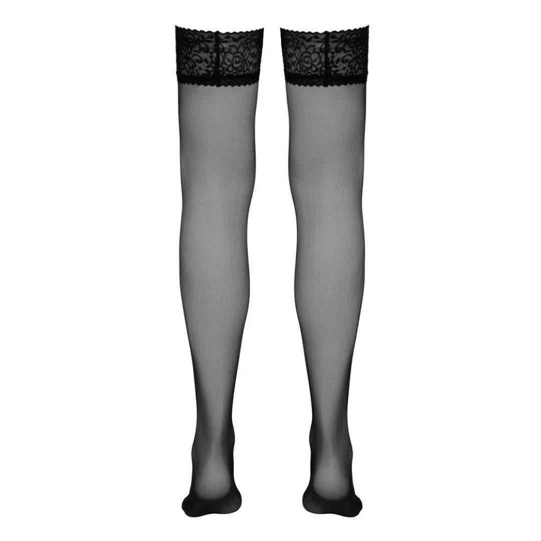 Zwarte klassieke hold-up kousen Cottelli Legwear - Cottelli