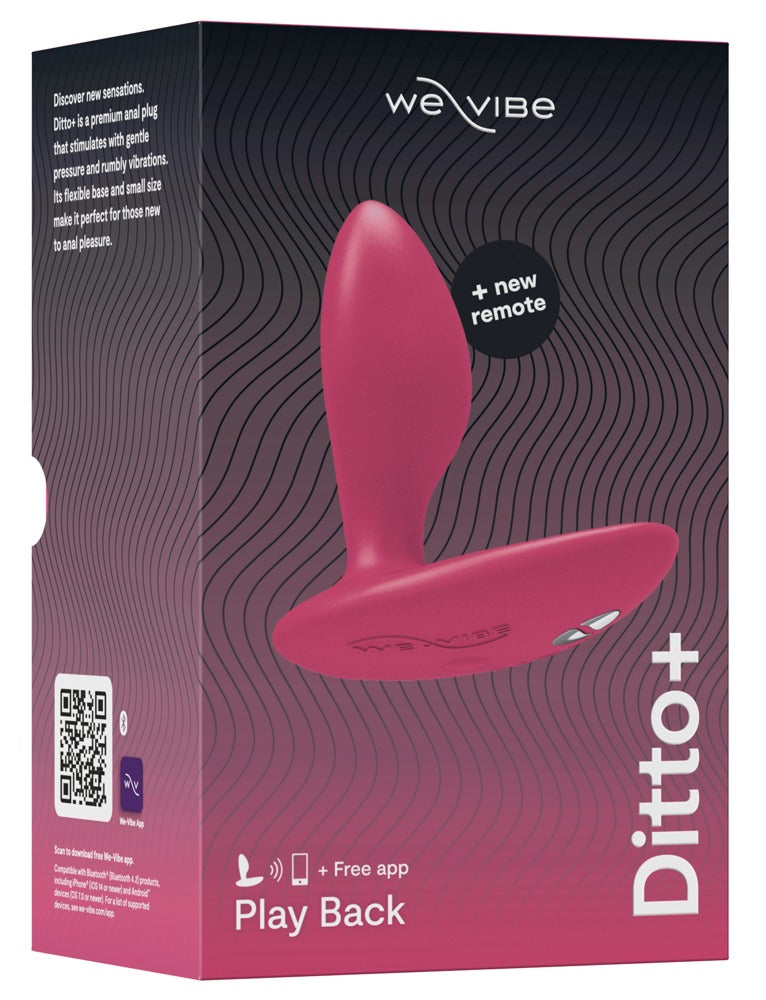 We-Vibe Ditto+ Buttplug - Cosmic Roze