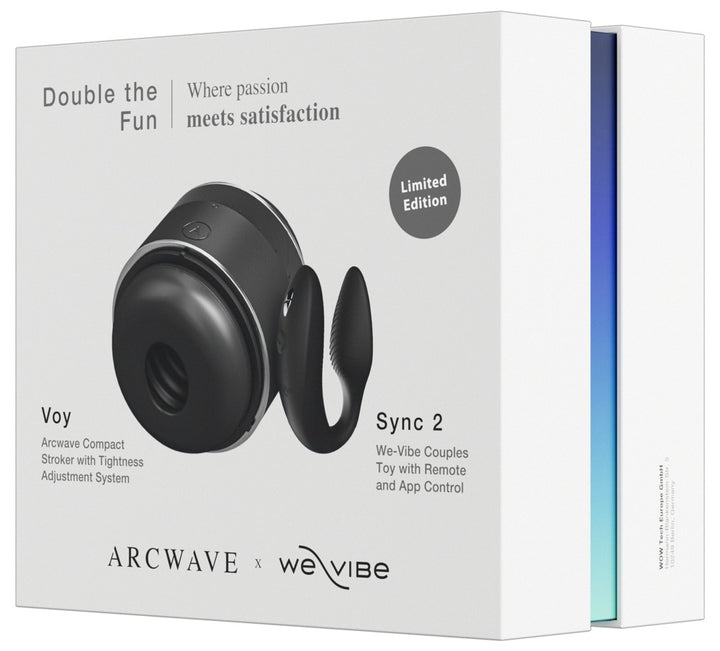 Arcwave x We-Vibe Double the Fun Set - Zwart