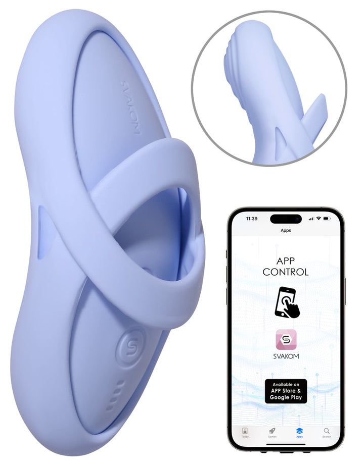 Svakom Echo 2 vinger vibrator - Blauw