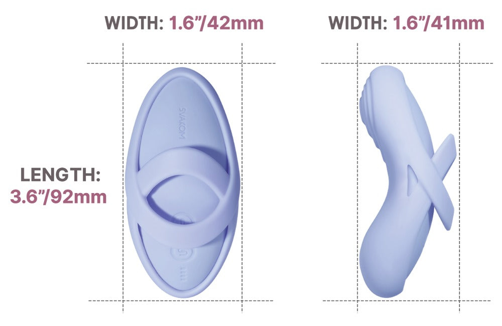 Svakom Echo 2 vinger vibrator - Blauw