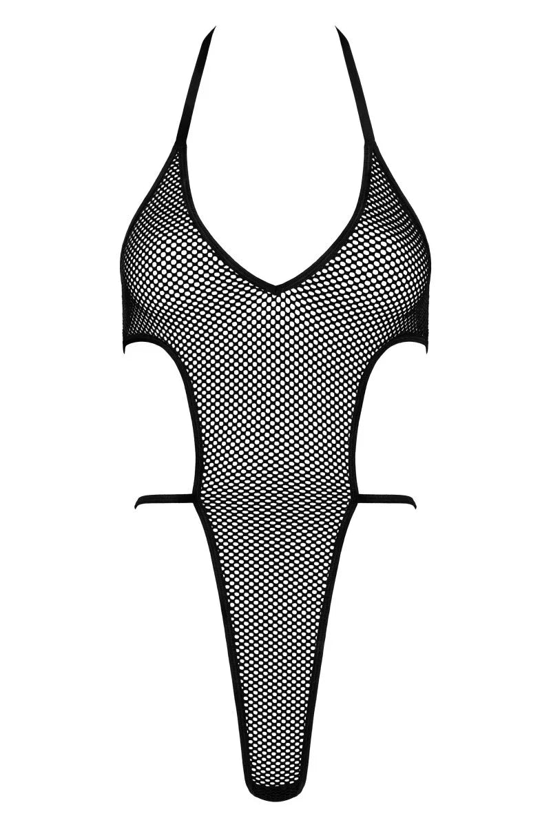 Zwarte mesh  bodysuit